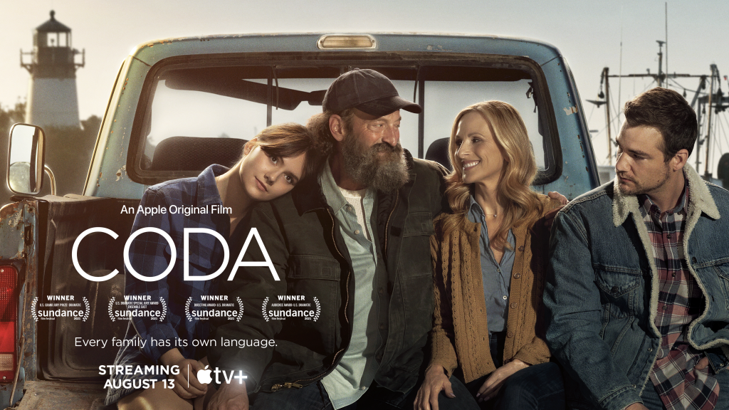 The poster for the movie CODA. 