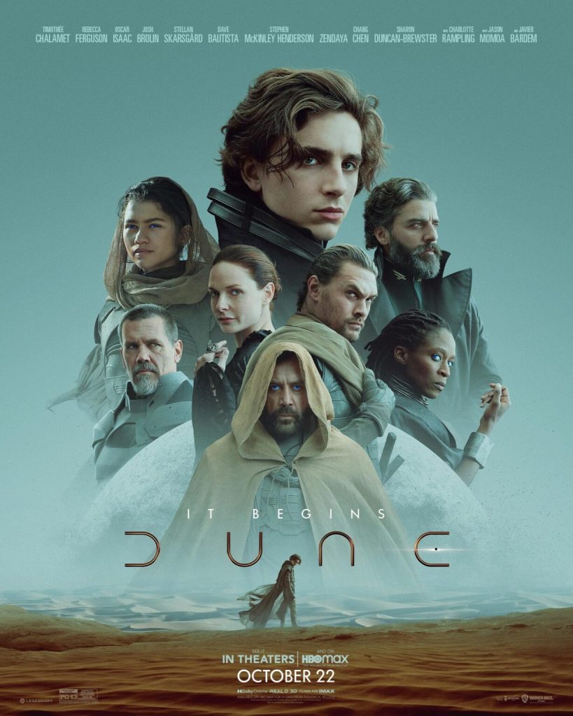 Poster for Dune, winner of six Oscars