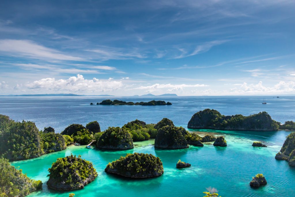 The islands of Raja Ampat.