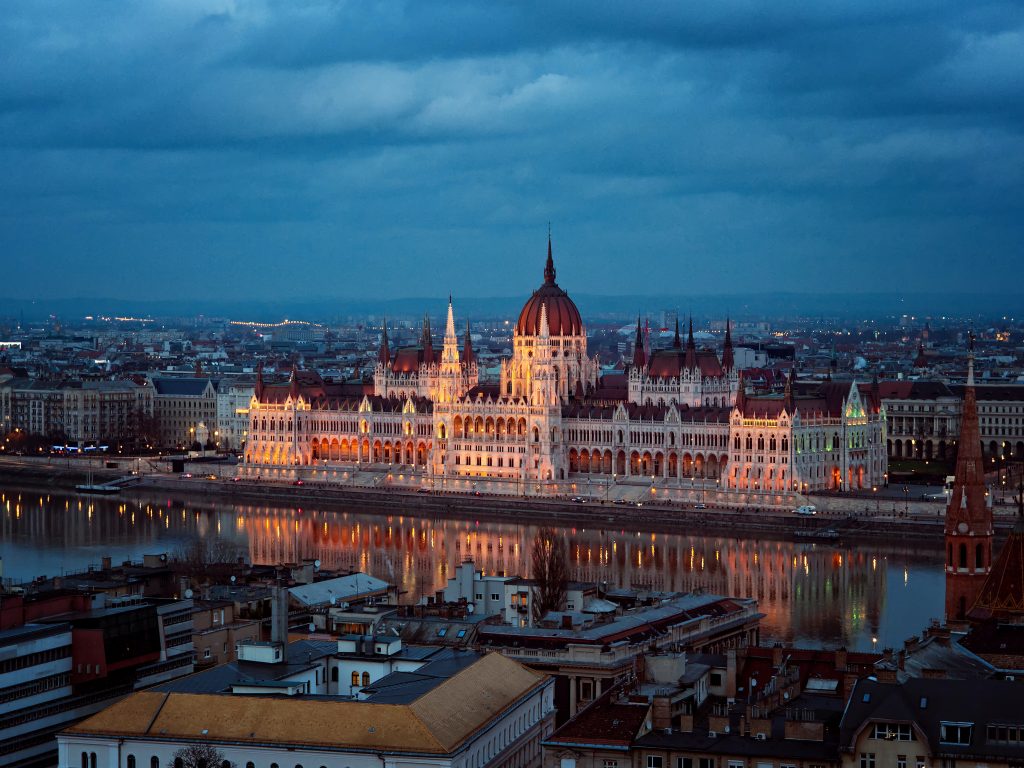 A palace in Budapest.