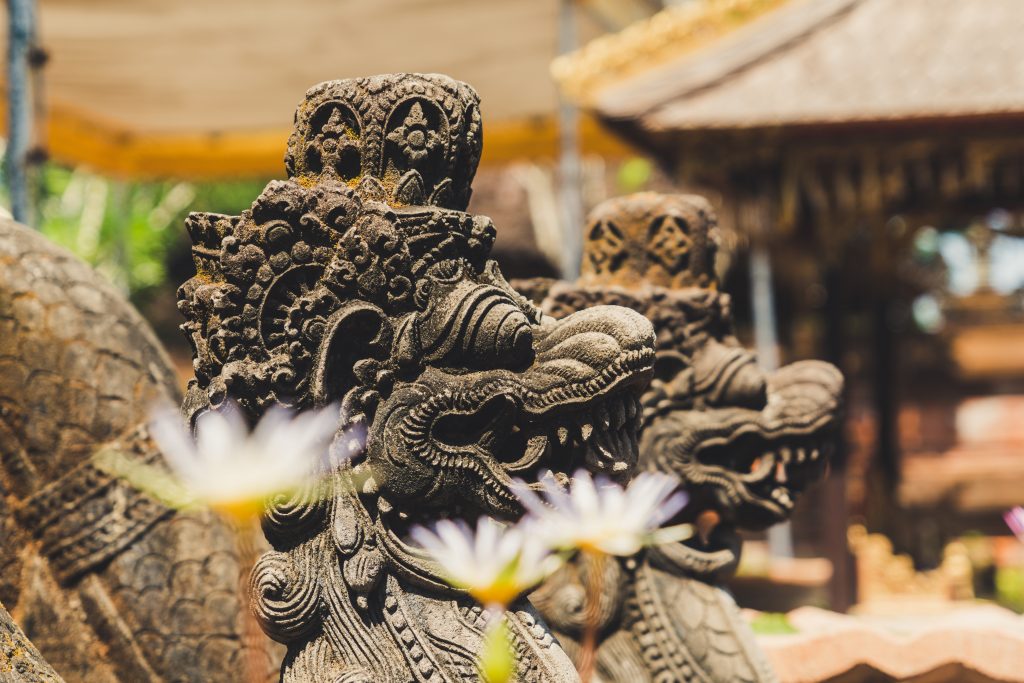A Hindu sculpture in Bali. 