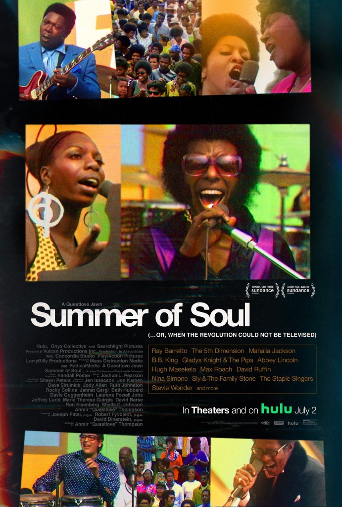Poster for Summer of Soul which won Best Documentary Feature.